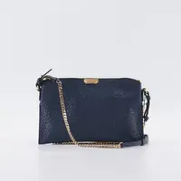95新 BURBERRY/博柏利 荔枝纹牛皮 斜挎包【静文】BGC201370100
