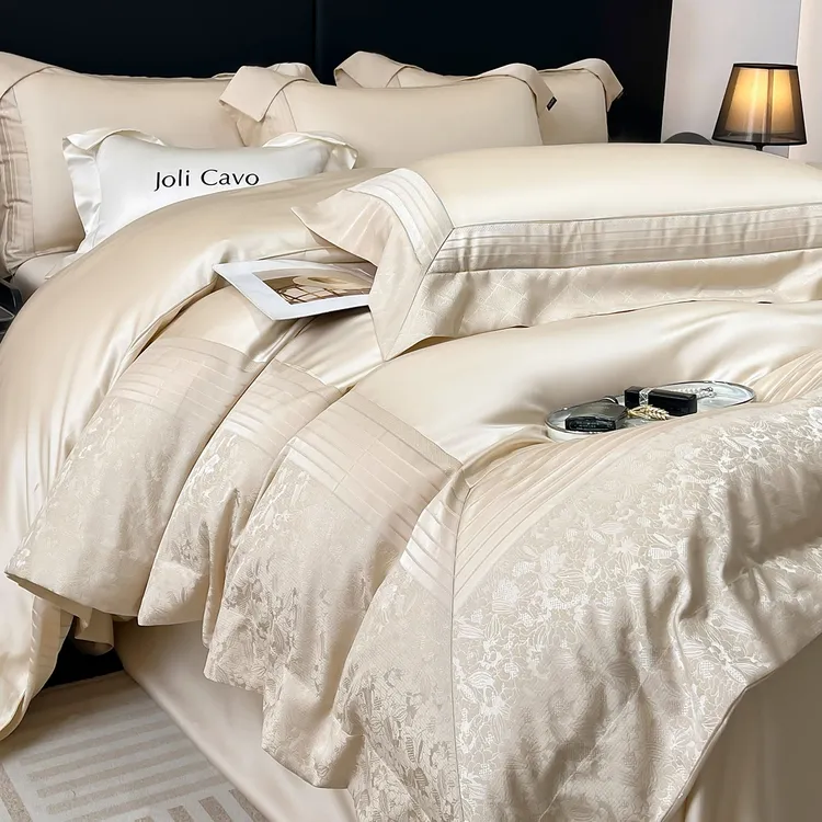 轻奢高端母婴级A类200支长绒棉四件套高档全棉被套纯棉床单床品