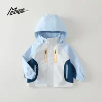 MOMOCO秋季男童新款休闲拼接撞色印花小狗卡通外套77330138114