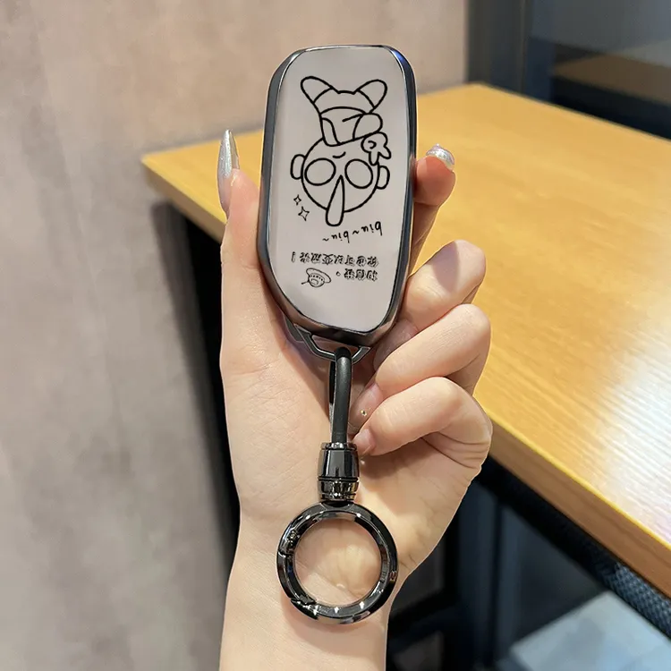 新款宝马7系钥匙套5系730li高档包X7/X1/X6遥控iX男女士保护扣链