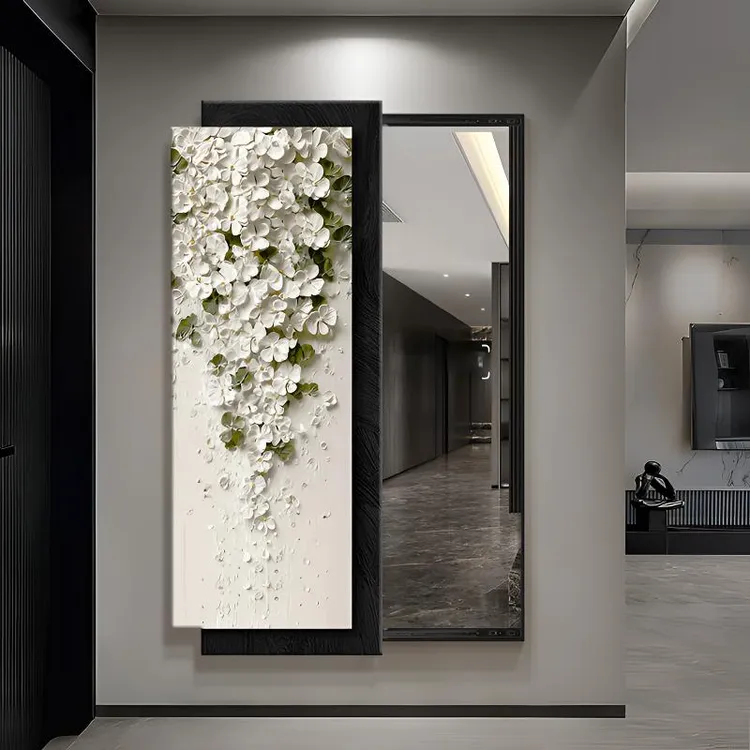 高级感隐藏全身镜暗藏隐形隐藏推拉客厅隐藏式穿衣镜玄关轻奢家用