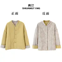 Jokara/丘可儿【汀花语】中式气质老钱感复古厚款棉服棉衣外套秋冬