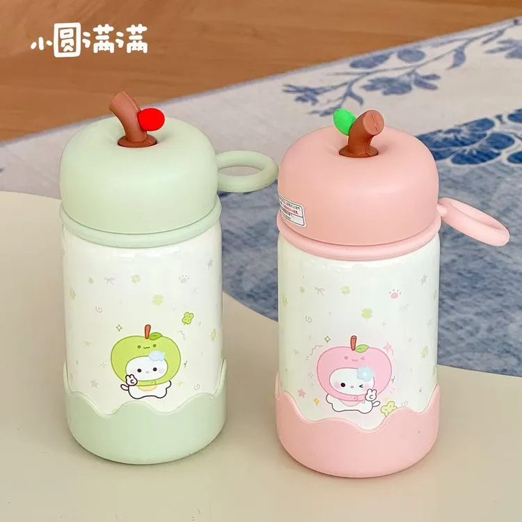水杯ins新款可爱超萌学生随手杯食品级保温杯卡通高颜值直饮女生