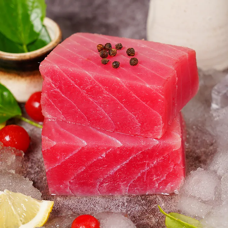 金枪鱼肉无刺无骨金枪鱼条即食鱼排送芥末酱油深海新鲜金枪鱼刺身