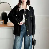 2025大码女装秋季英伦风轻量短外套洋气宽松短外套女装280