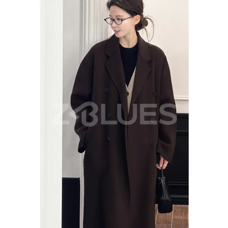 Z.blues【国王的礼物】皇室级奢华M家合身版双面呢大衣YZAA1228