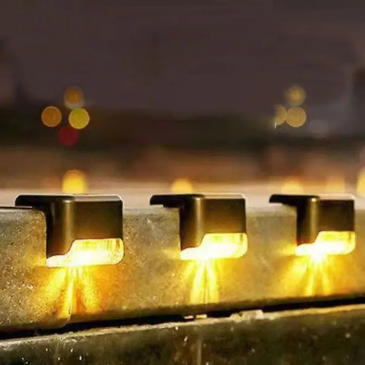 太阳能灯庭院装饰灯栏杆灯感应家用花园布置阳台台阶楼梯景观壁灯