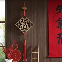 对角16厘米东阳木雕香樟木小挂件中式仿古壁挂圆形镂空雕刻工艺品