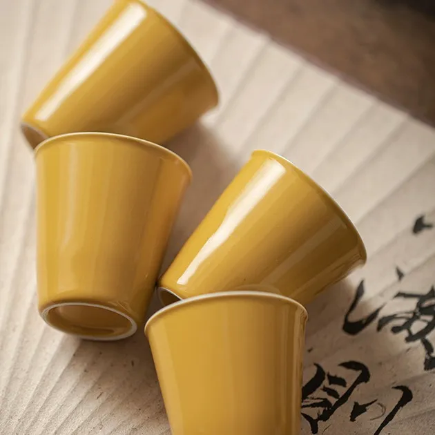 国潮主人杯拓黄主人杯功夫茶具茶杯功夫茶具品茗杯主茶具配件