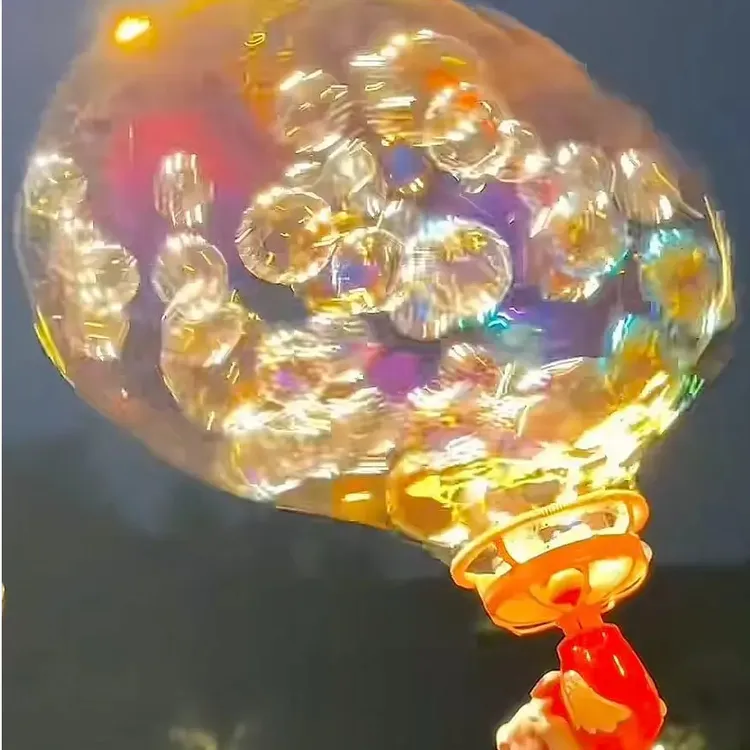 【重生】泡中泡泡泡机天使泡泡枪电动吹泡泡户外饰品