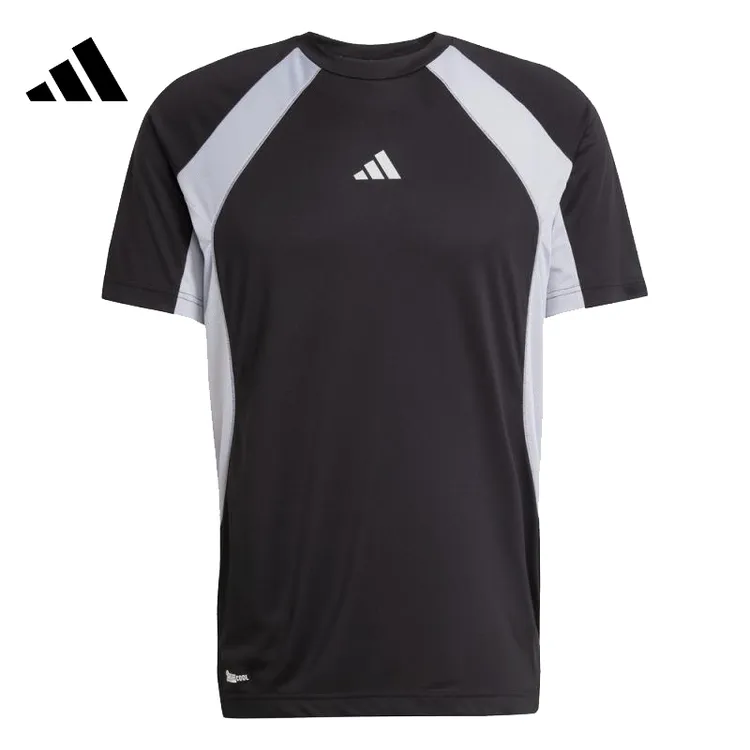 【滔搏联动】Adidas阿迪达斯TECHAPPTEE针织无领短T恤KB9739