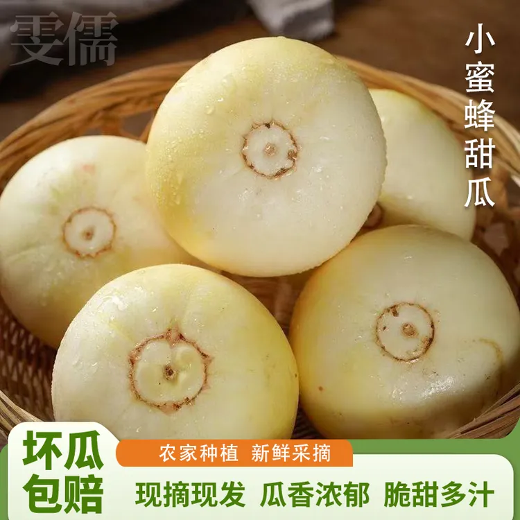 【坏果包赔】头茬小蜜蜂甜瓜早甜脆美味香甜脆爽当季水果香瓜美味