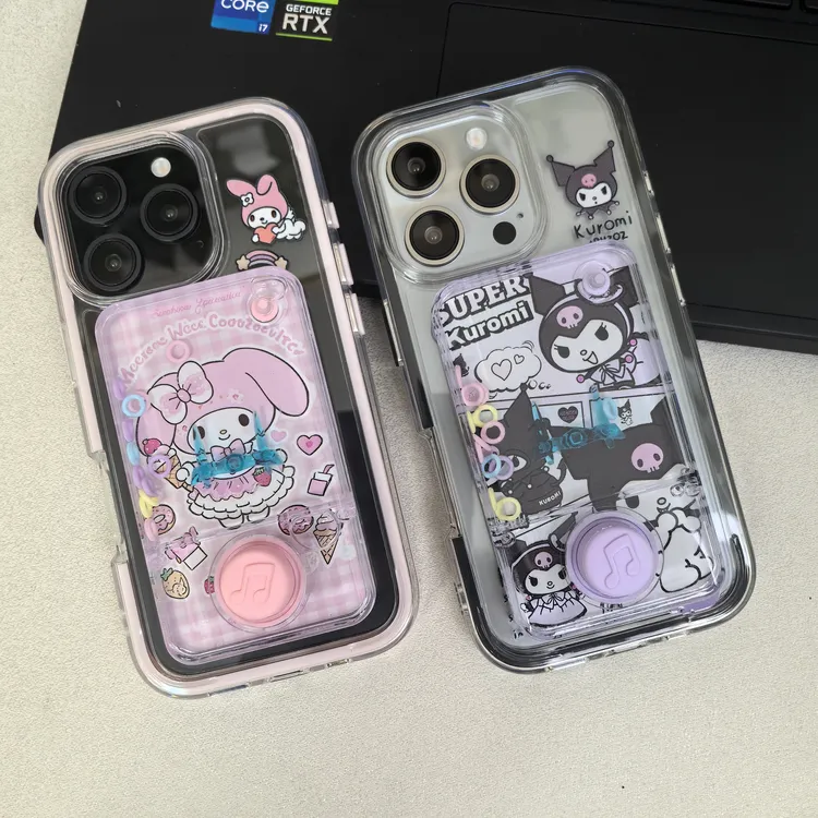 解压水机适用iPhone16promax手机壳防摔趣味13/14/15回忆杀全包软