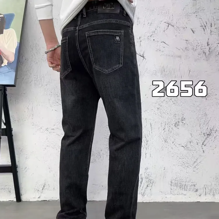 男士商务牛仔裤宽松弹力时尚秋季手感好面料好