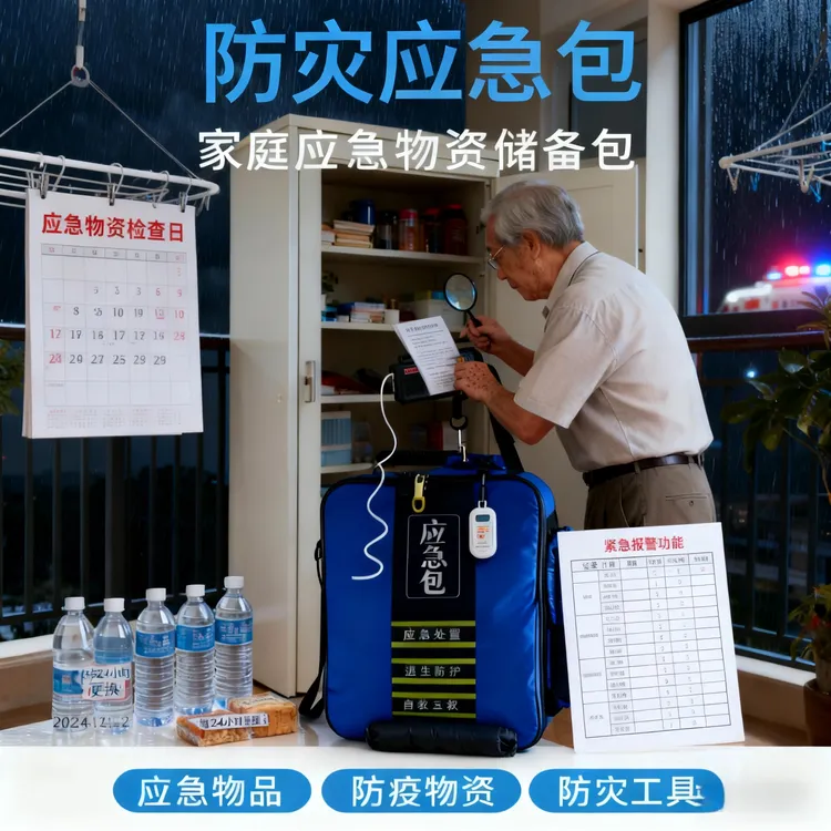 国家标准应急包物资全套储备清单灾难必需品末日生存家庭组合套装