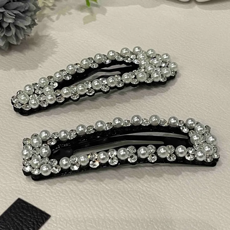 【小魏总珠宝】方型水滴侧夹-8cm【一对】