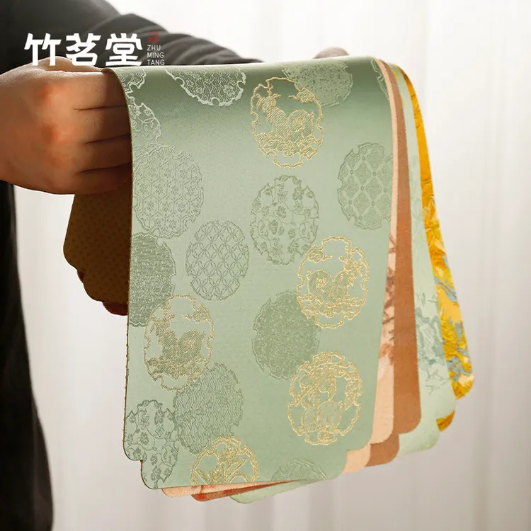 新中式棉麻干泡茶席茶垫茶壶垫防水布艺茶盘垫隔热垫桌旗茶桌布垫