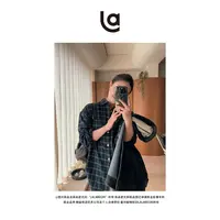 La La Begin"奥克兰海湾"法兰绒复古格纹衬衣
