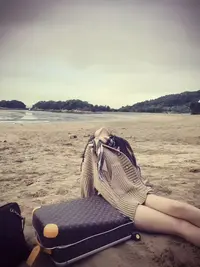 尹千金J【流浪艺术家】秋冬穿搭慵懒松弛宽松风显瘦针织毛衣W257488