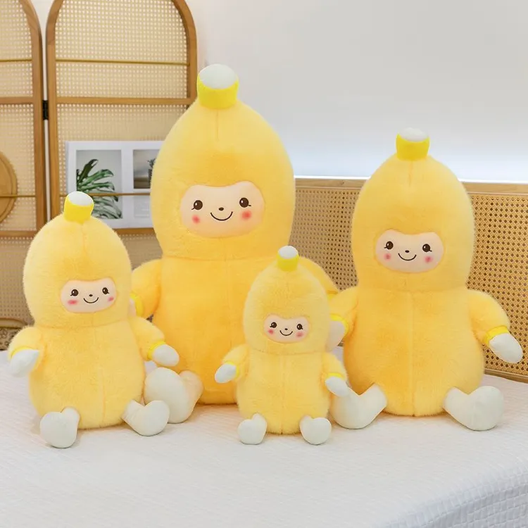 网红香蕉人毛绒玩具公仔玩偶女生睡觉布娃娃抱枕儿童生日礼物可爱