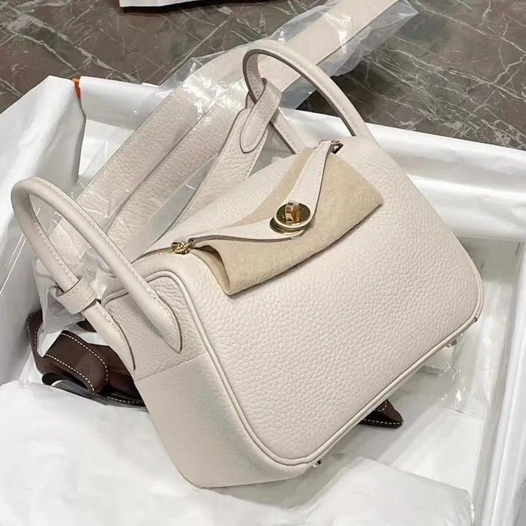 【纯手缝蜡线琳迪19】进口原厂TC牛皮全钢五金里外全皮百搭时尚女包