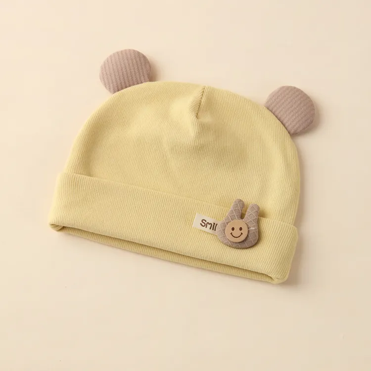 宝宝帽子秋冬季6到12个月男宝女宝外出洋气婴儿护囟门帽洋气一岁