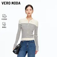 Vero Moda针织衫2025冬季新款含绵羊毛桑蚕丝325424005