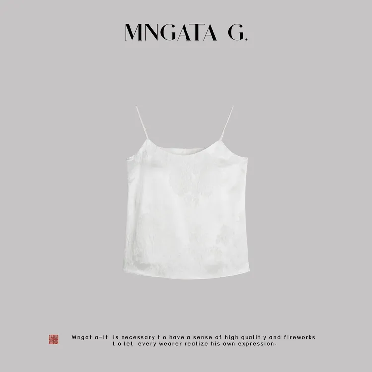 MNGATA G.宫小妍【灵玉吊带】桑蚕丝夏日新中式国风穿搭吊带5033128