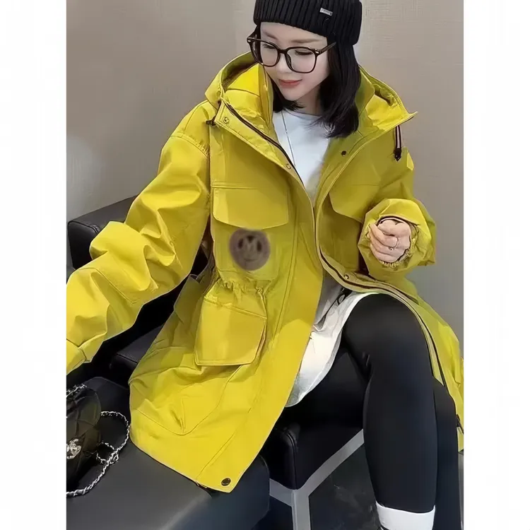 抖音商城爆款好物~春秋洋气风衣衣服收腰轻奢小众高级感冲锋衣女