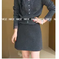 NICE【A字短裙】超百搭女士半裙短裙韩系女半身裙高腰