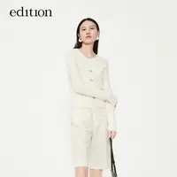 【赵老板专属】edition年金属扣两件套针织衫#EBC1CAR015