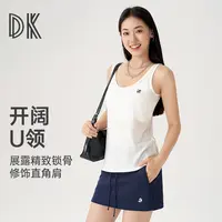 运动瑜伽宽松背心t恤女健身跑步瑜伽服上衣可外穿夏季薄款0063