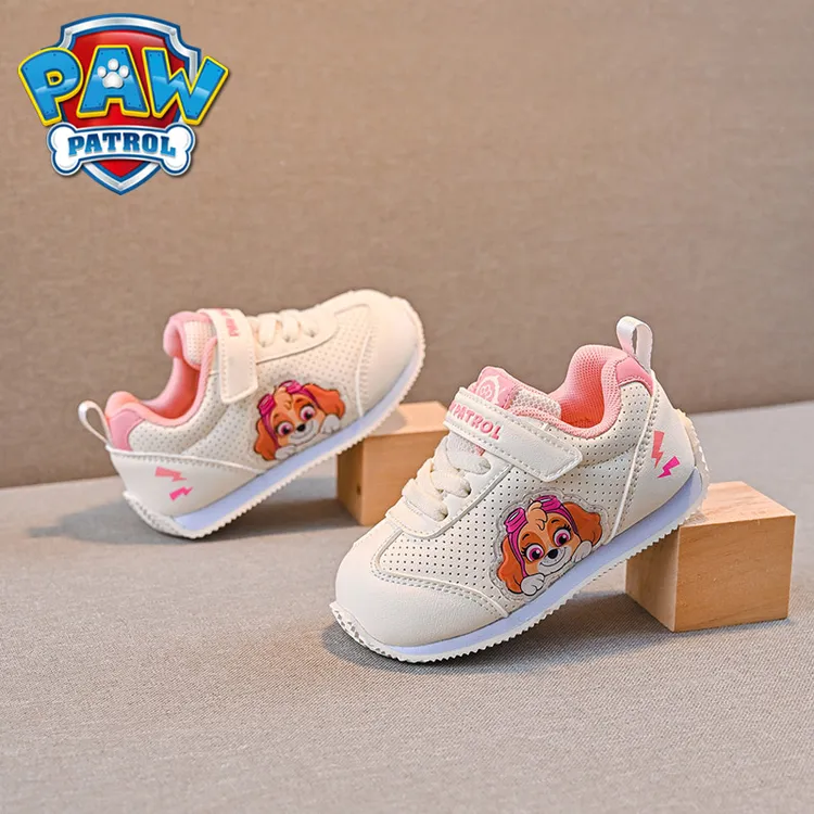汪汪队童鞋女童运动鞋透气2025新款春季小童3到6岁宝宝软底休闲鞋