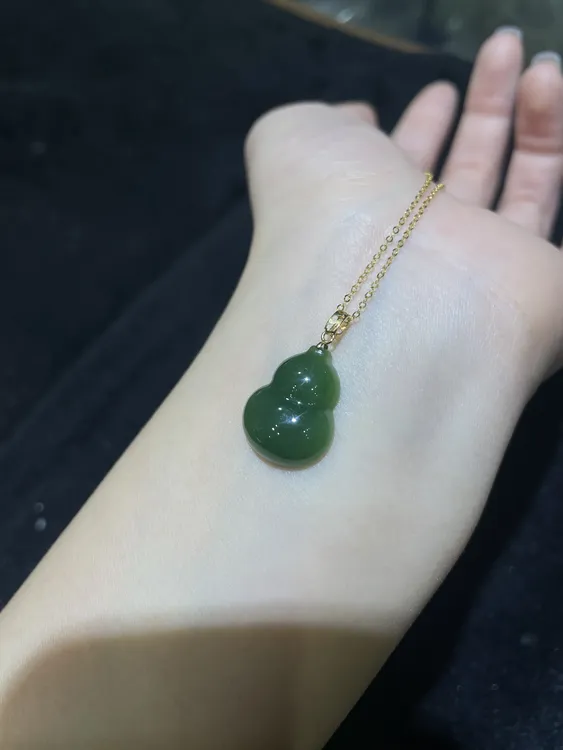 【玉在东方】葫芦玉坠和田玉碧玉甄选正品保真气质新中式优雅百搭