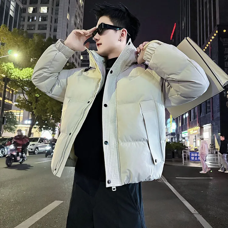 冬季连帽棉服男士加厚保暖外套2026年新款潮牌痞帅宽松棉袄子上衣