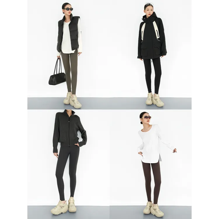 尼采官方直营｜轻云瑜伽裤｜随心裁裸感无痕收腹提臀健身瑜伽裤238