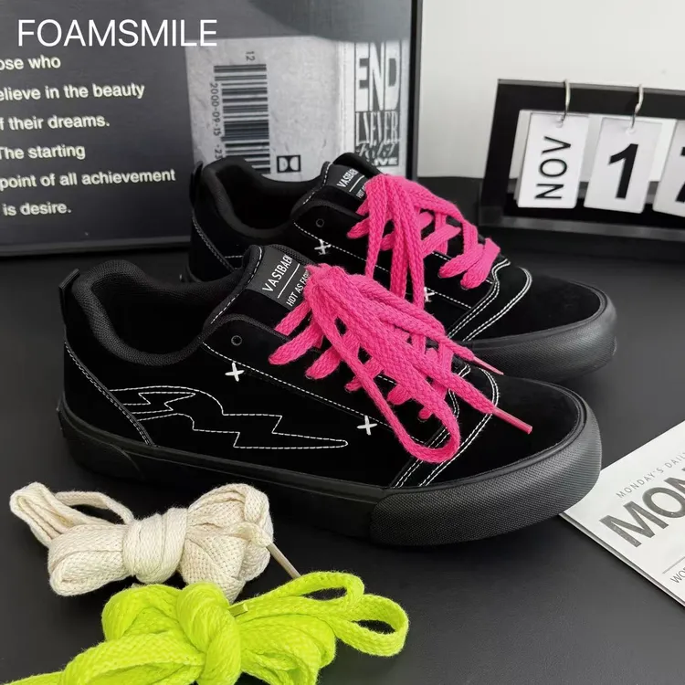 Foamsmile| 炸街个性多巴胺痞帅高级美式新款酷帅滑板鞋潮流男鞋