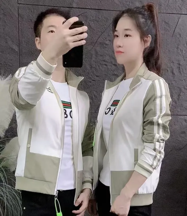 情侣同款外套春秋款立领297夹克潮流修身帅气潮港风个性时尚青春