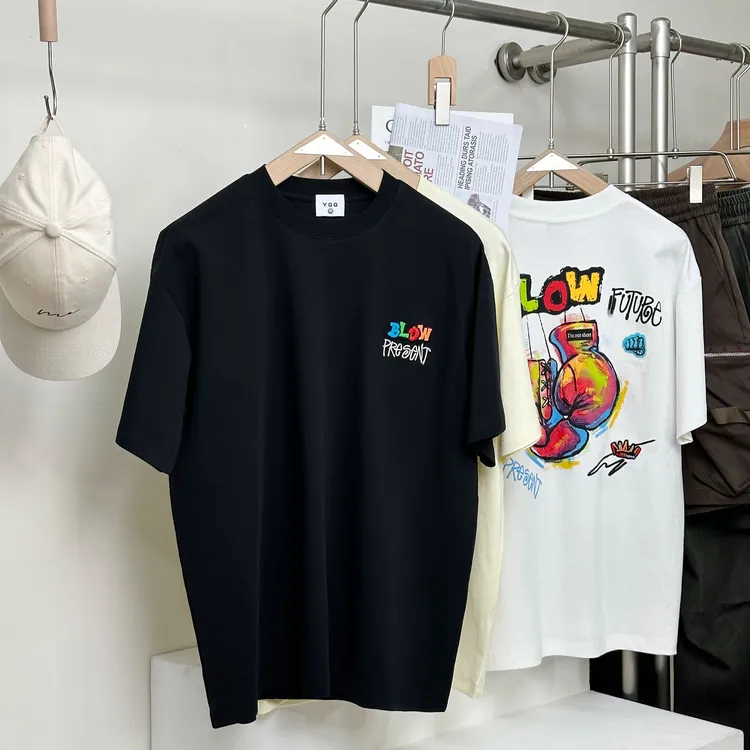 KOOK短袖时尚百搭夏季宽松圆领情侣休闲男士潮流韩版卡通半袖T恤