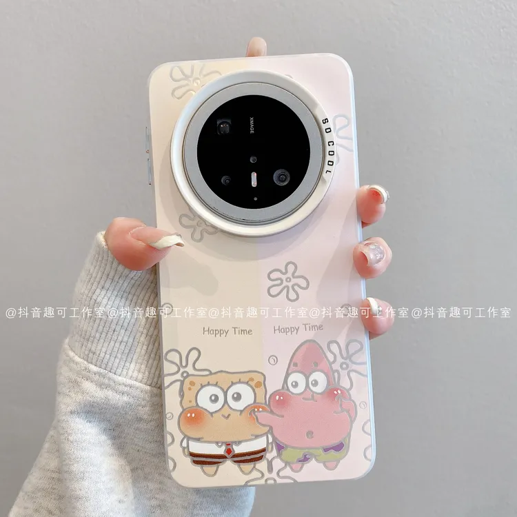 （华为mate系列）磨砂彩银适用华为mate70pro60/50海宝派大星手机壳