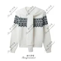 Taoqicaomei · 慵懒披肩毛衣两件套秋冬长袖针织开衫女