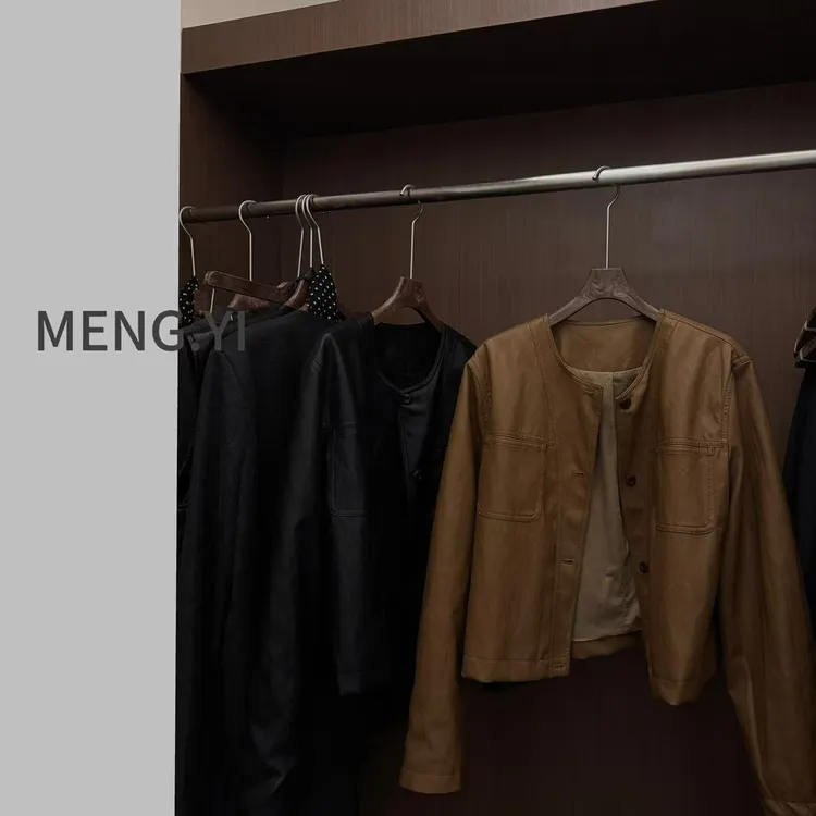 MENG.YI软软皮质超舒服皮衣5240