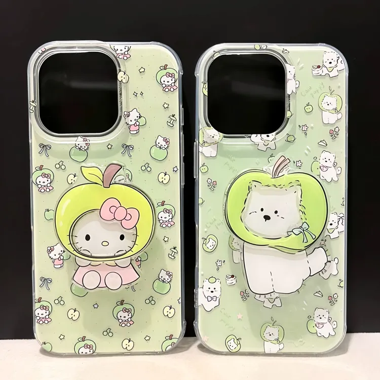 青苹果KT西高地适用苹果华为vivo小米oppo女iphone15/16/14手机壳