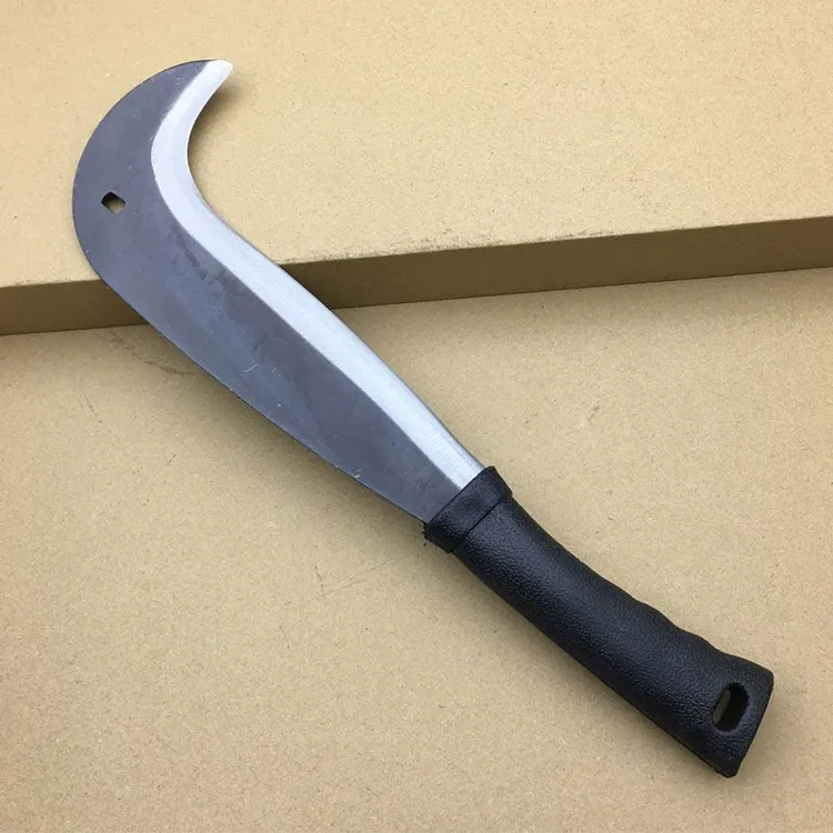家用镰刀砍柴刀锋利开路刀户外勾刀修枝砍草弯刀锰钢开荒小柴镰刀