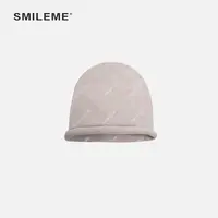 2-SMILEME【朝花夕拾】秋冬款经典时尚百搭极简风度假户外毛织冷帽
