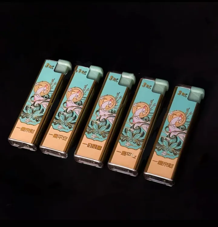 夜光香味直冲蓝焰金属个性创意高档防风打火机