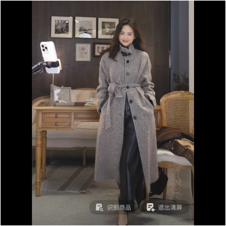 【SHYLOCK FASHION】长期主义温和老钱柔和感立领大衣