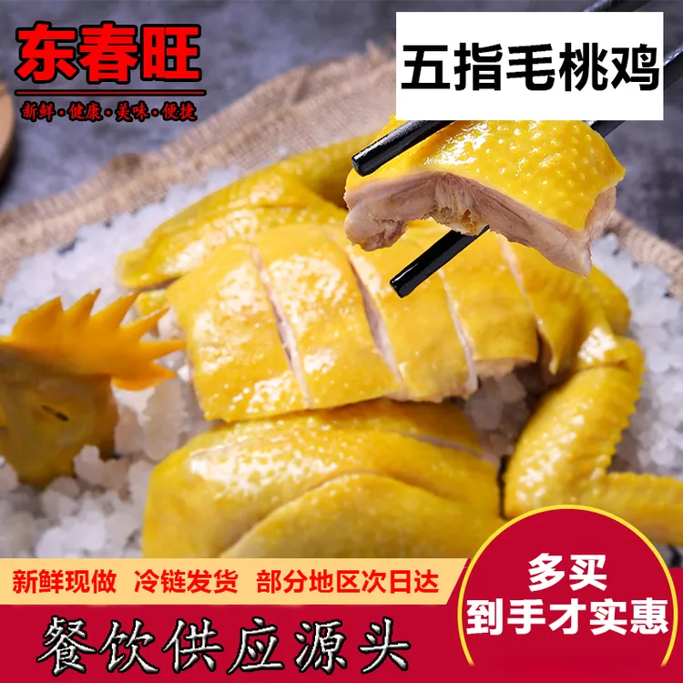 五指毛桃鸡（养足300天走地鸡）潮汕特产发货新鲜五指毛桃盐焗鸡