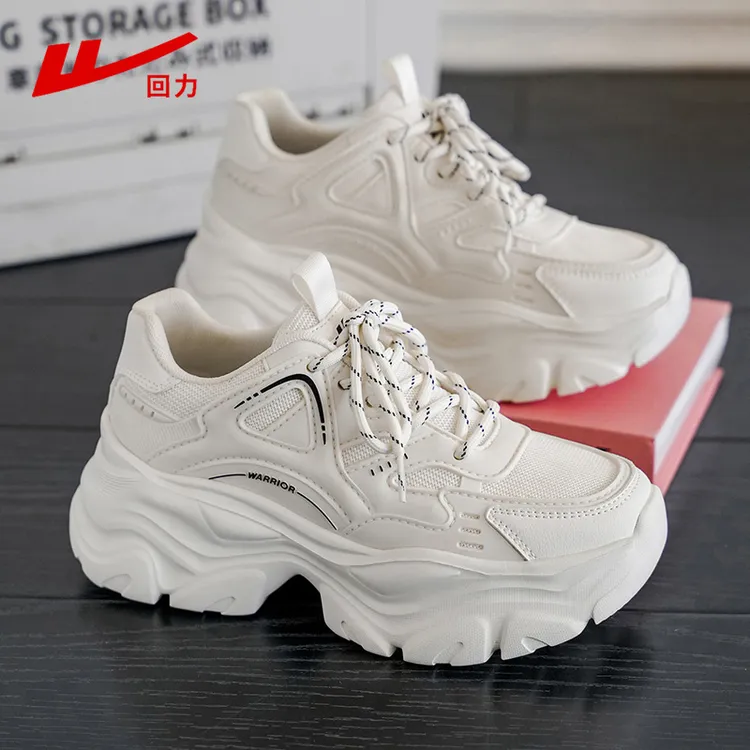 回力女款运动鞋时尚百搭老爹鞋秋季小白鞋潮流厚底显高休闲鞋