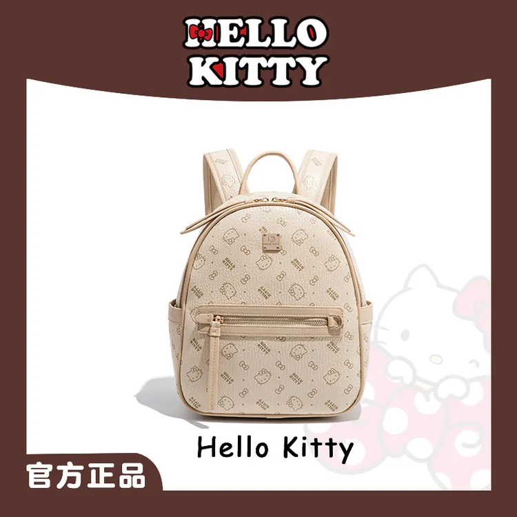 Mesuca/麦斯卡三丽鸥凯蒂猫双肩包小香风学院风休闲百搭背包